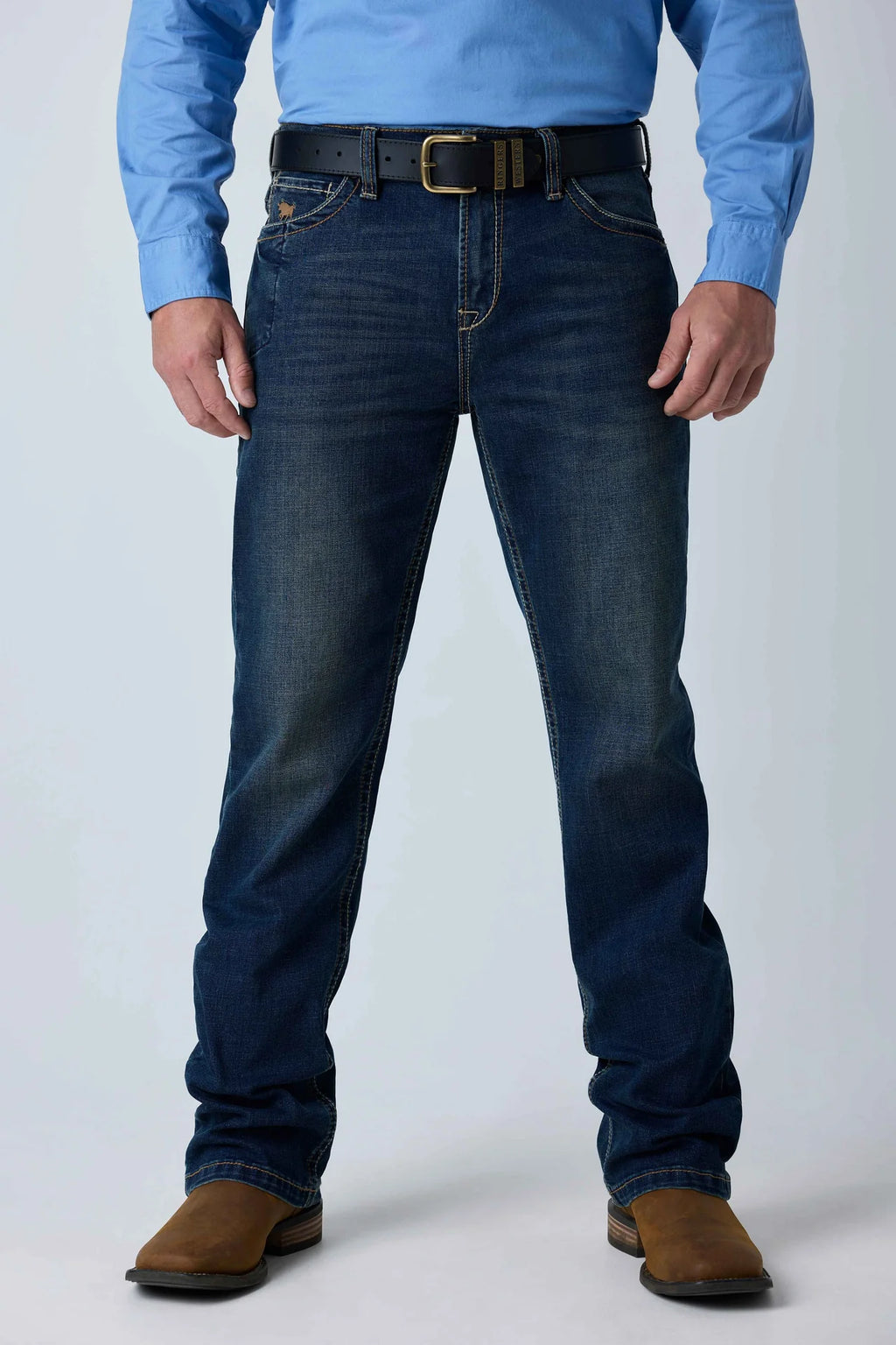 Blaze Mens Relaxed Bootleg Jean