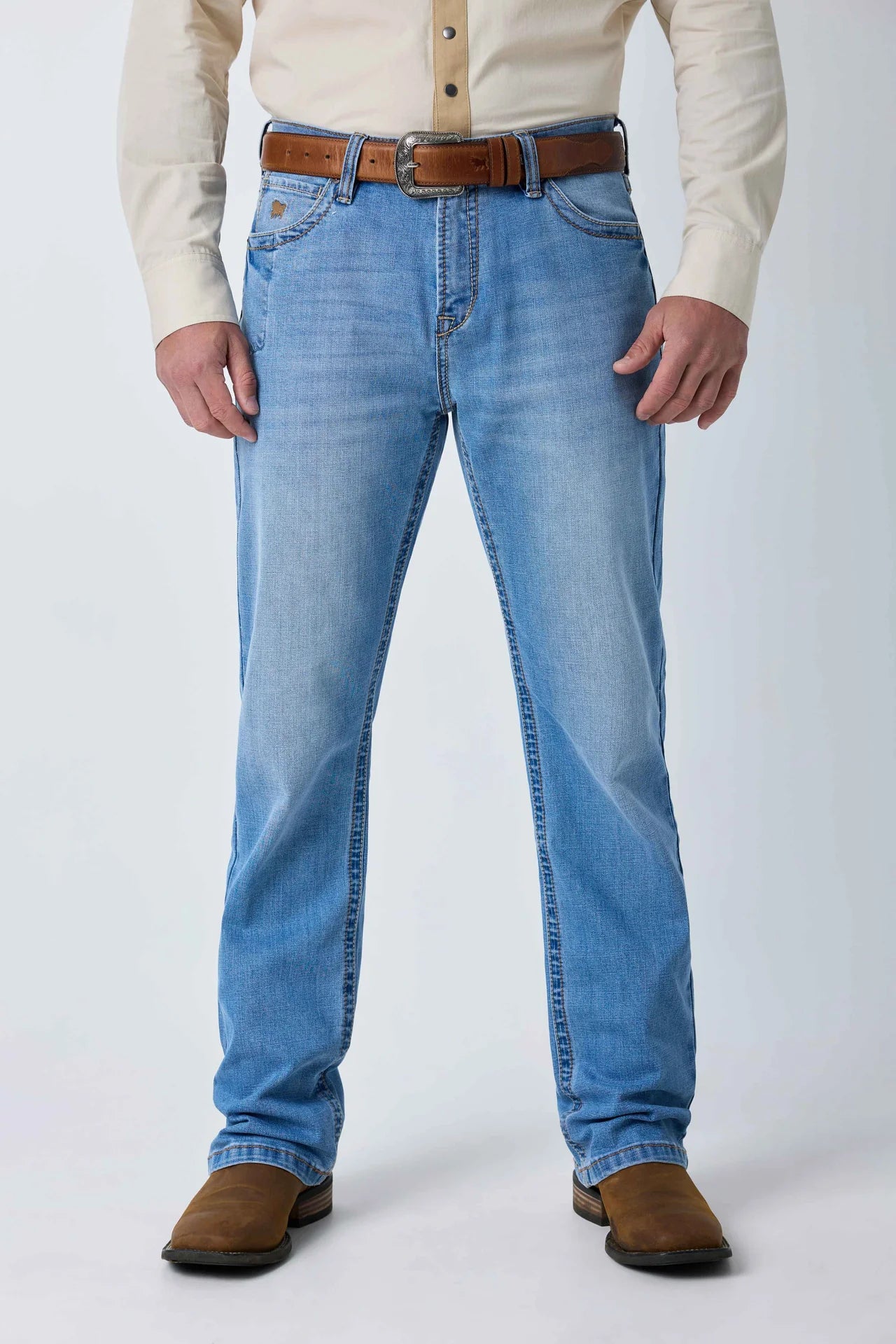 Blaze Mens Relaxed Bootleg Jean