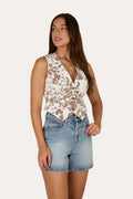 Saige Womans Denim Vest