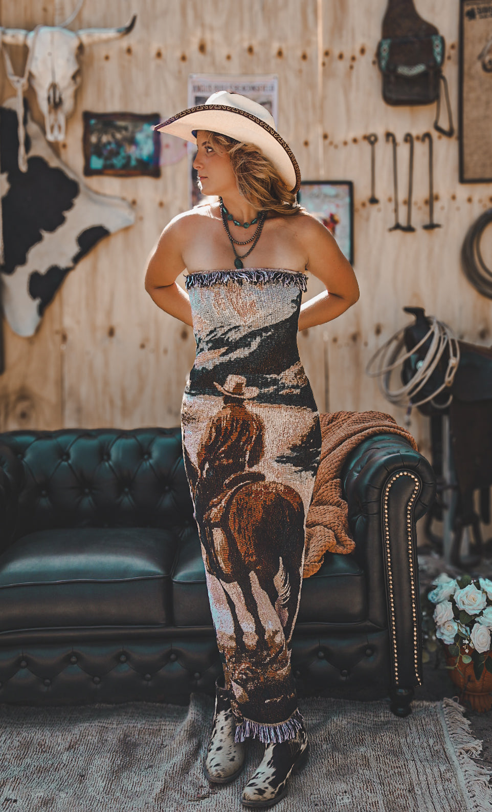 Something About The West Maxi Dress