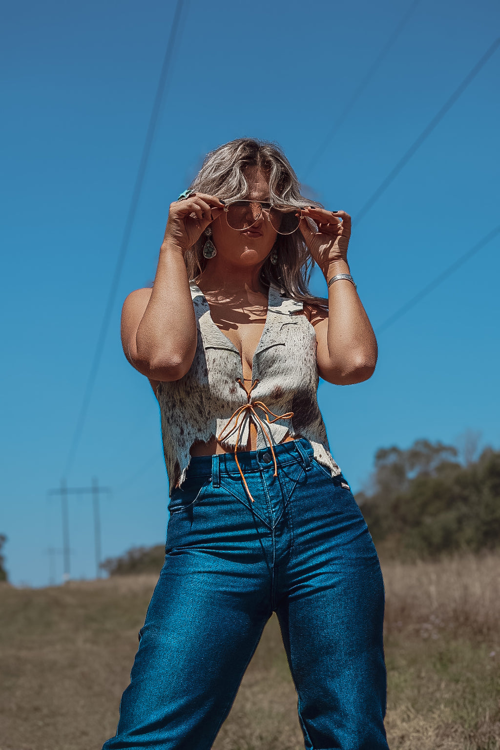 LoneStar Cowgirl Vest Top