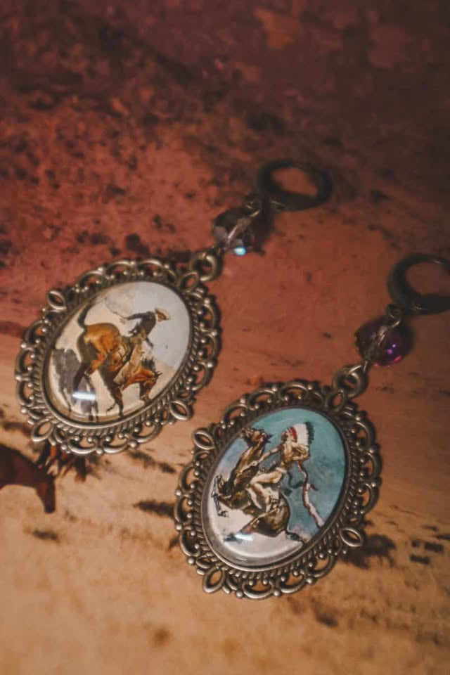 Remington Western Earrings