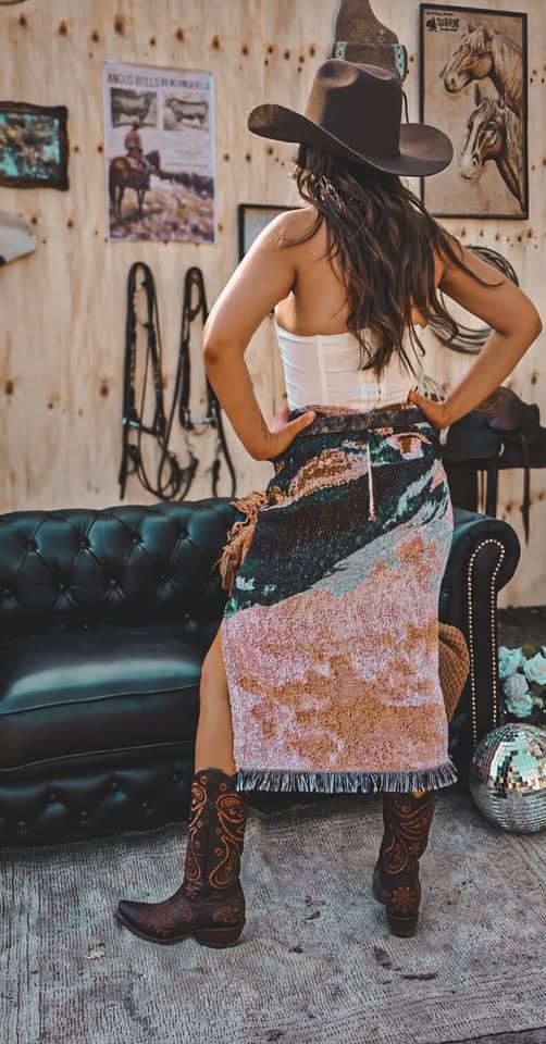 Cowgirl Sheek Maxi Skirt