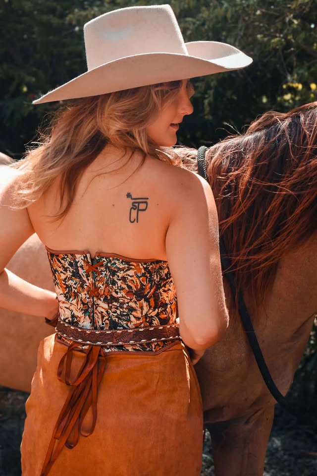 Floral Tapestry Corset Top