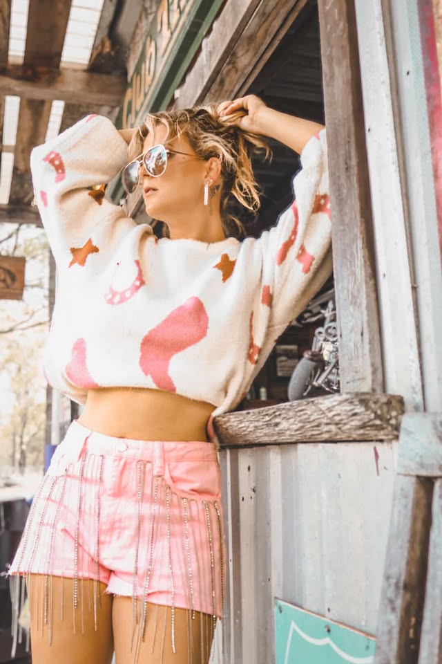 Horseshoe & Stars Sweater