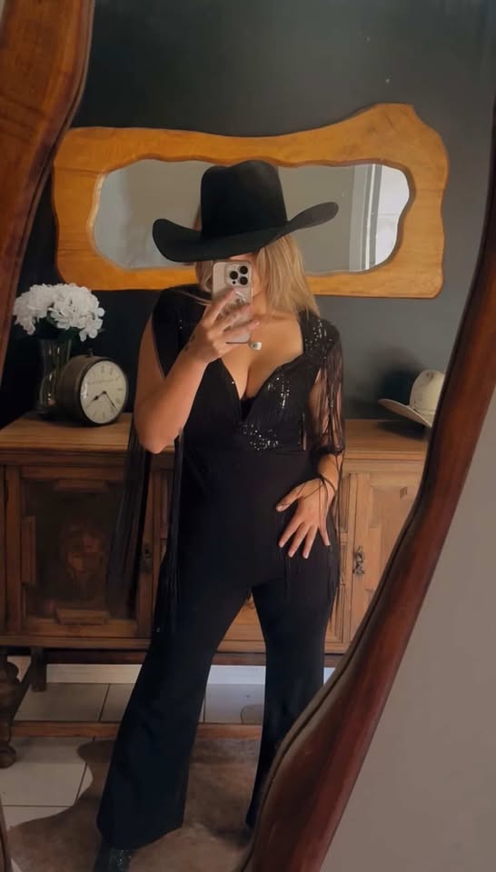 Sittin Pritty Fringe Jumpsuit