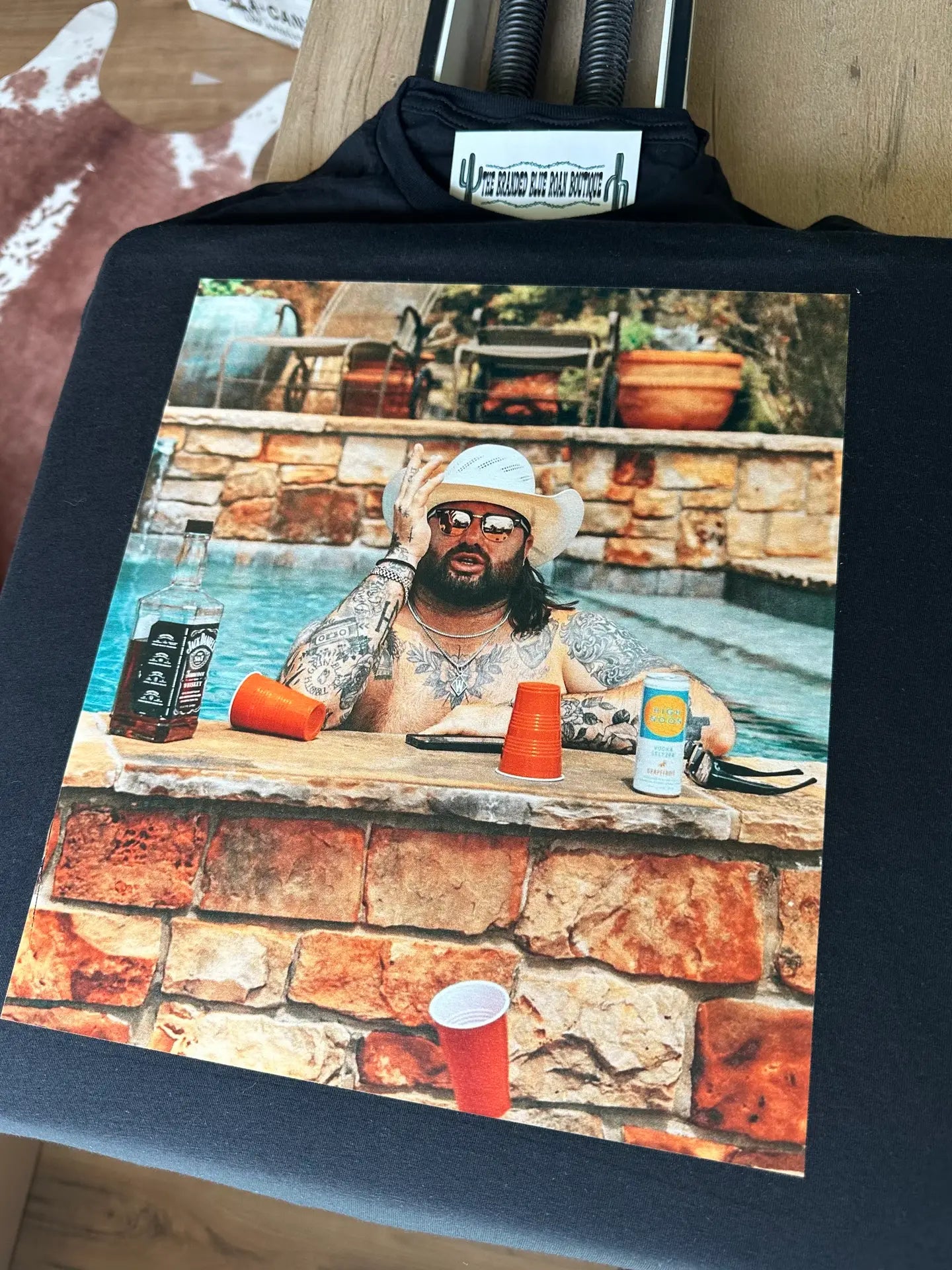 Pool Time Western Tee