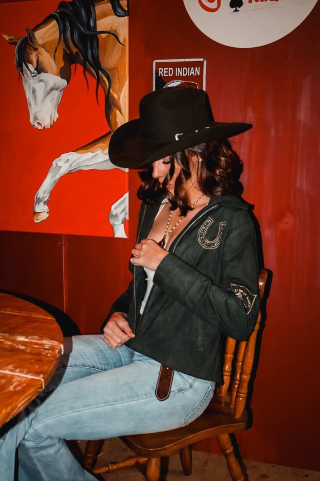 Emerald Rodeo Suede Jacket