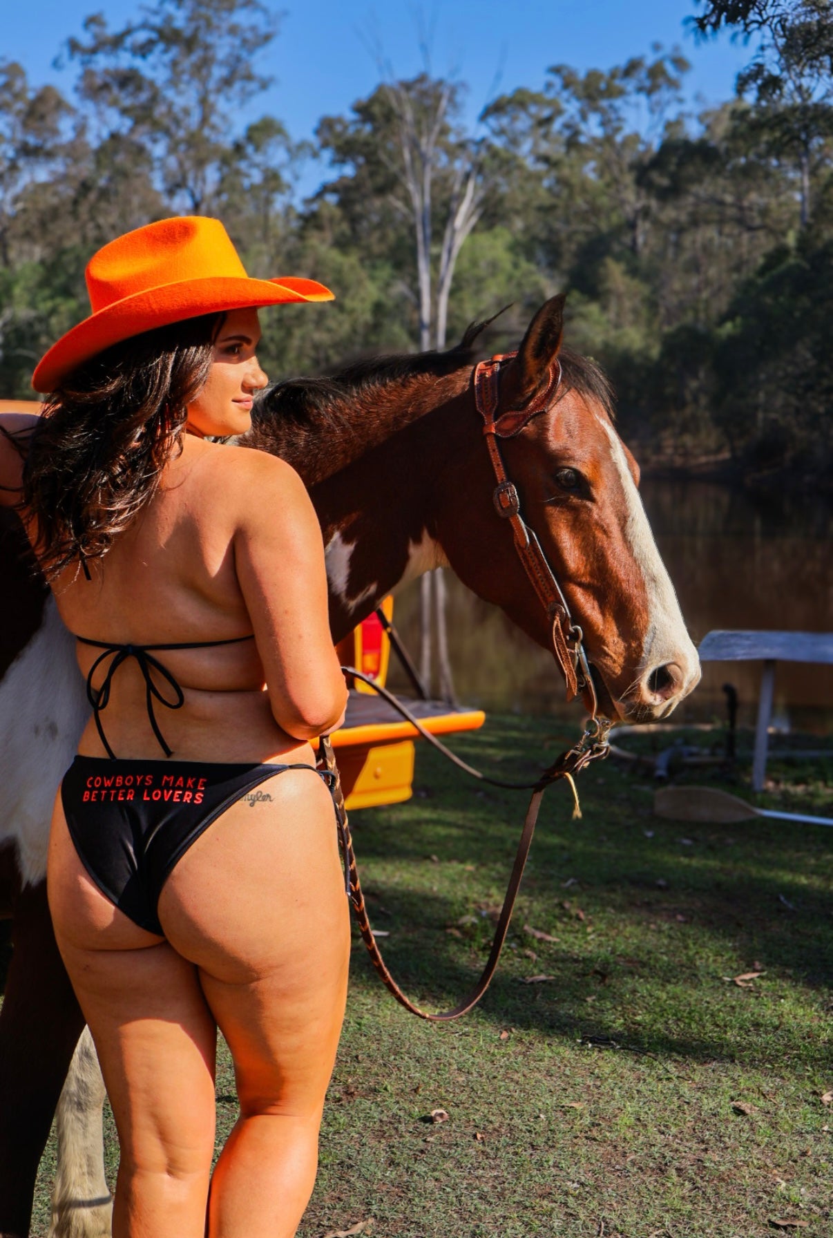 Cowboys Make Better Lovers Bikini Set
