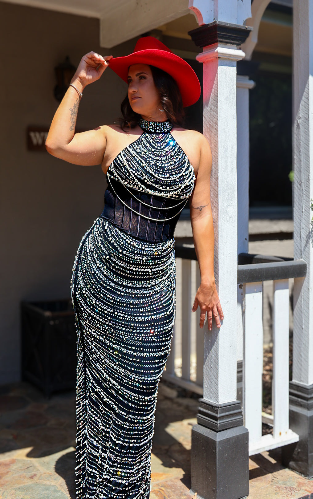 Pearl Of The Texian West Maxi Dress
