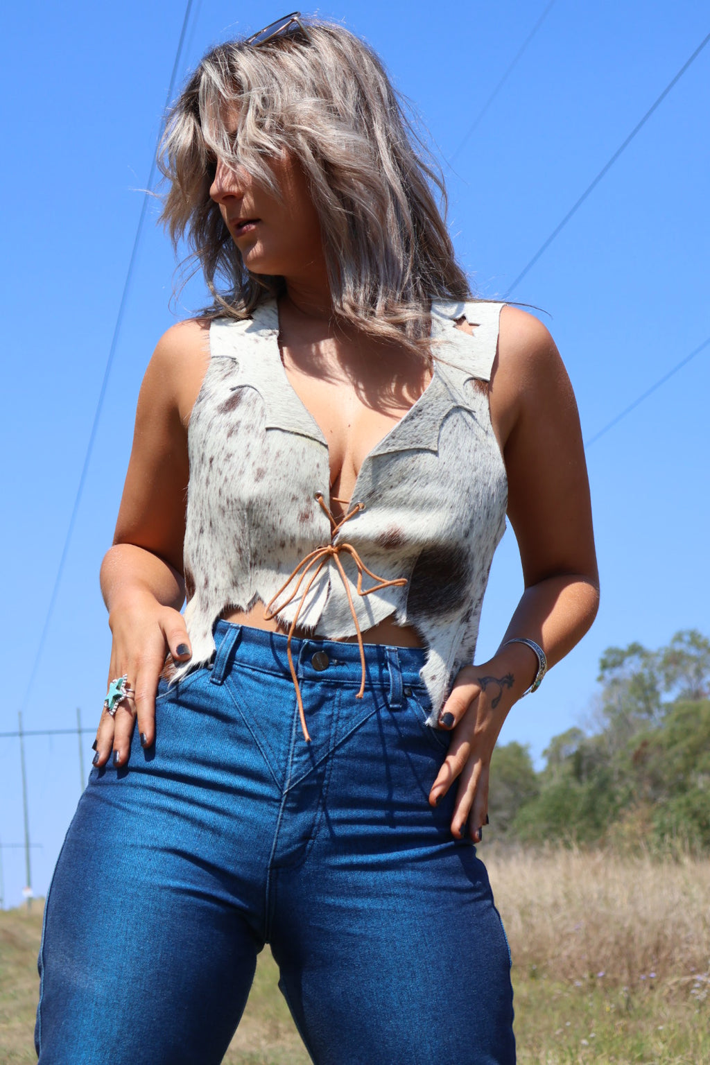 LoneStar Cowgirl Vest Top