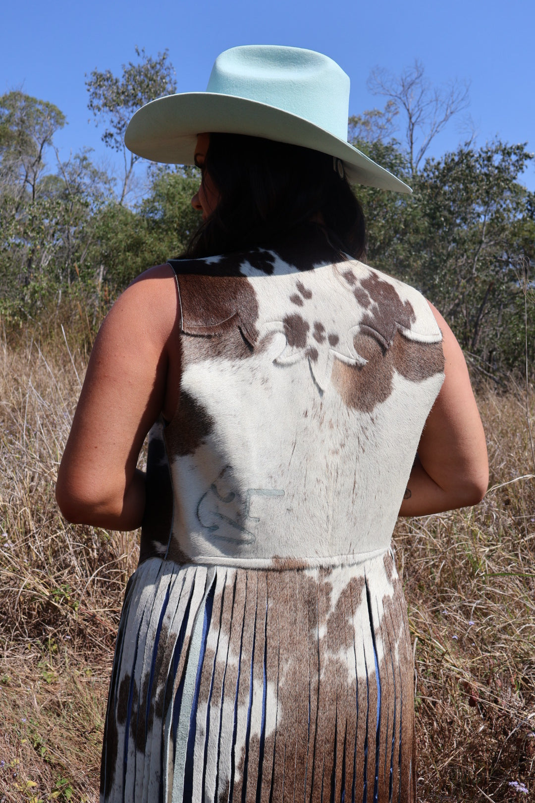 Mustang Cowboy Vest - Long Tassels