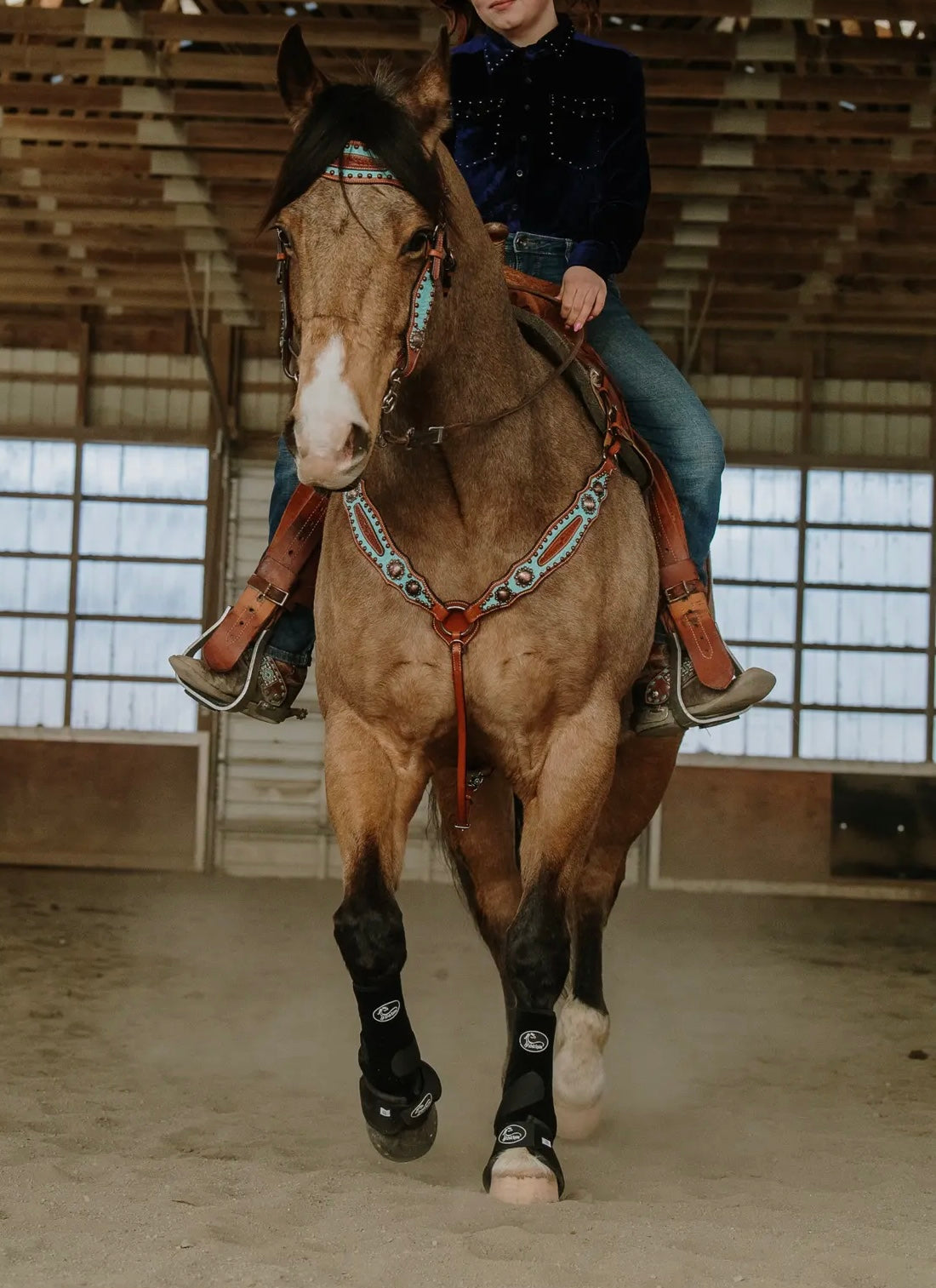 Annie Oakley Headstall & Breast Collar Set