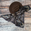 Polka Dot Bronco Print Silk Scarf